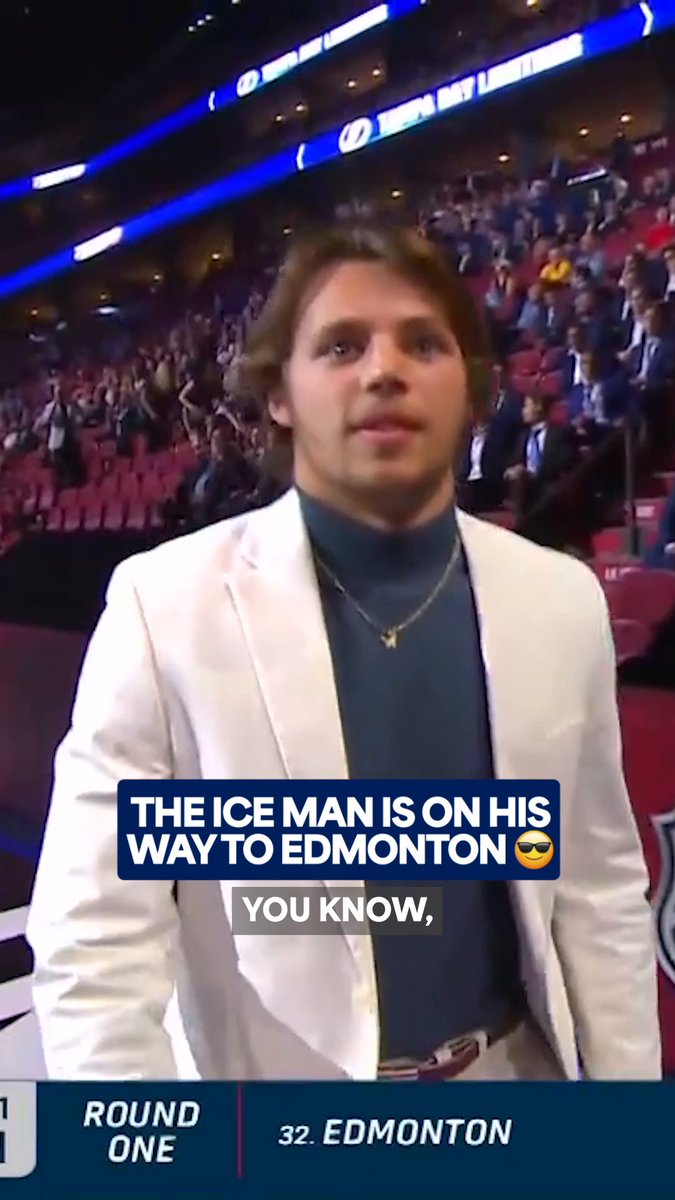 Hope you're ready for the Ice Man, Edmonton Oilers fans. ❄️ Cc: Isaac Howard