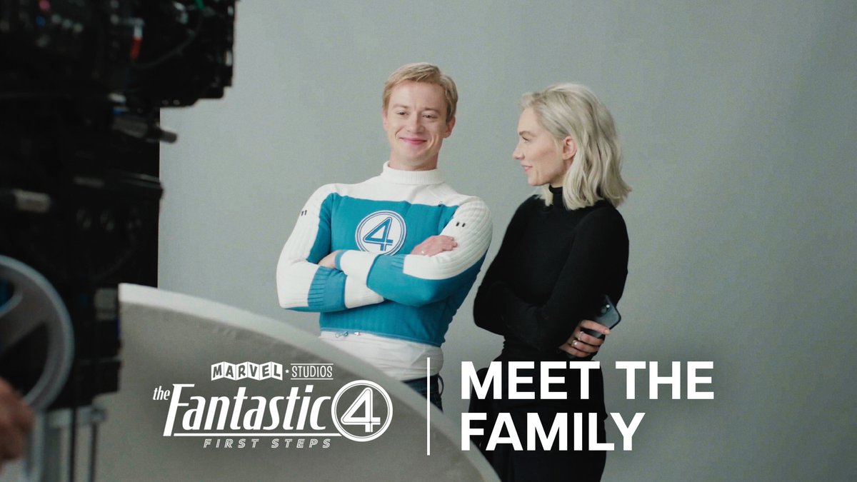 Family 4️⃣ever. Take a look behind the scenes of Marvel Studios’ The Fantastic Four: First Steps and see the film in theaters July 25. Get tickets now: