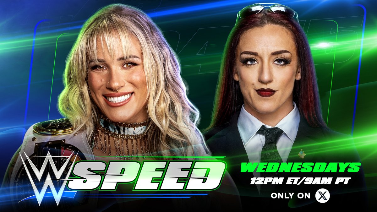 TODAY on WWE Speed! GOLD is on the line! Will Sol Ruca retain or will Alba Fyre 🏴🔥 emerge as the new champion? 🏆