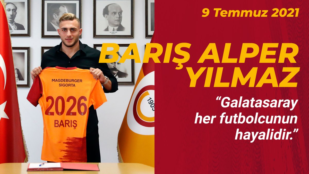 🔙 4 yıl önce bugün | Barış Alper Yılmaz, Galatasaray'a transfer oldu.