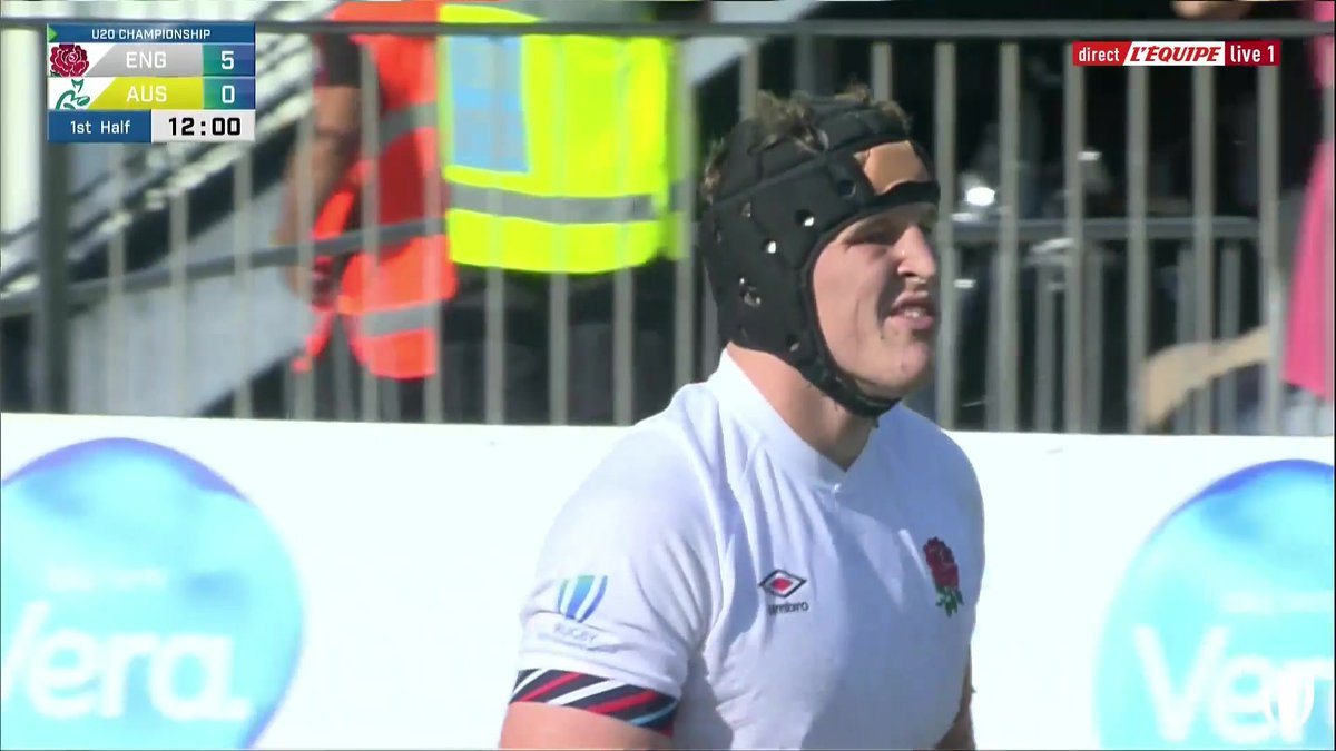 Les Anglais marquent en premier face à l'Australie ! Suivez la Coupe du monde U20 sur L'Équipe live #lequipeRUGBY