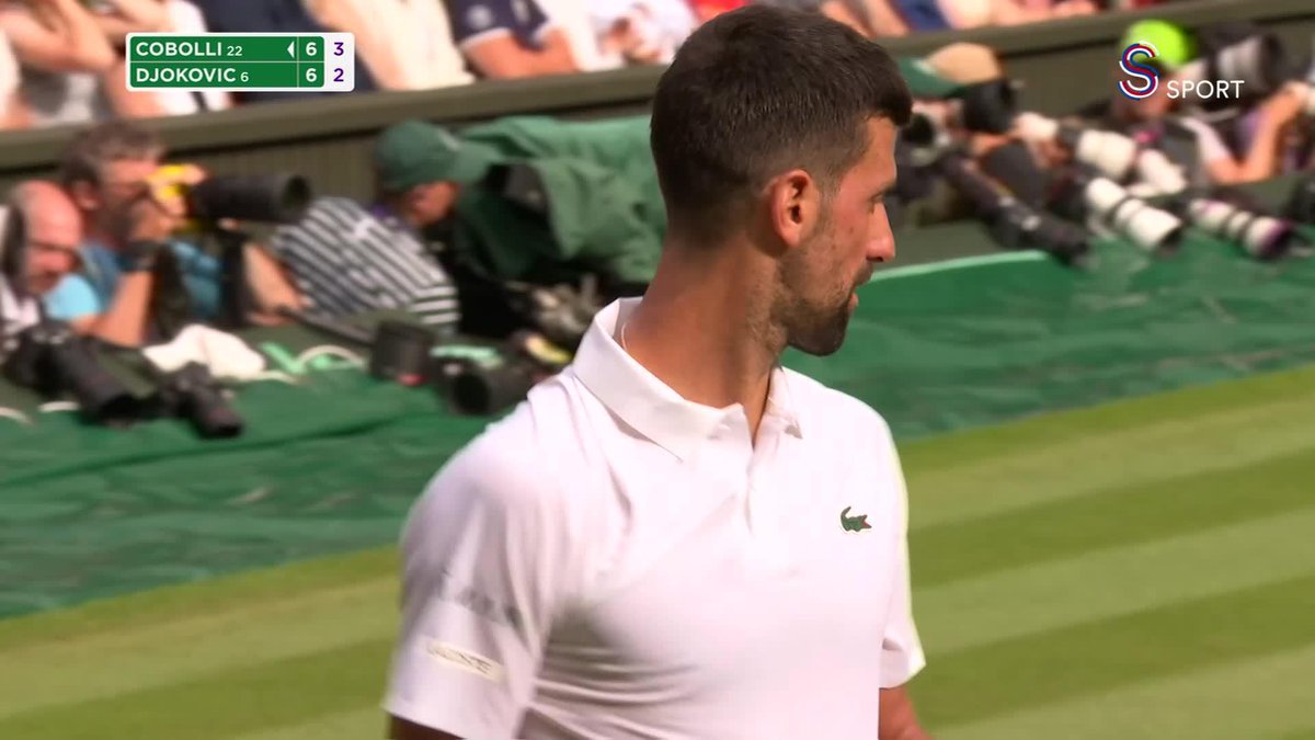 🎾 Novak Djokovic'ten ace! #Wimbledon