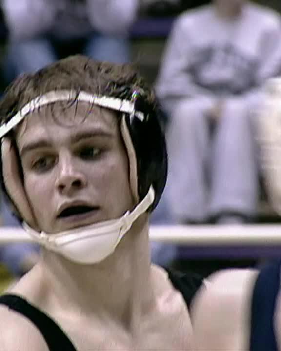 Strittmatter takes it‼️ Let's revisit former Iowa Hawkeye Wrestling star Jody Strittmatter's 2000 Big Ten Conference title over No. 1 Jeremy Hunter 👇 #WaybackWednesday x #B1GWrestling