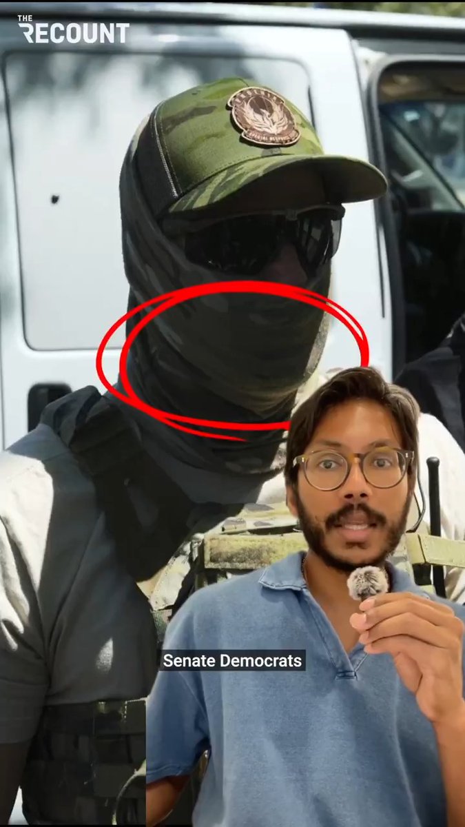 Why are ICE agents wearing masks?