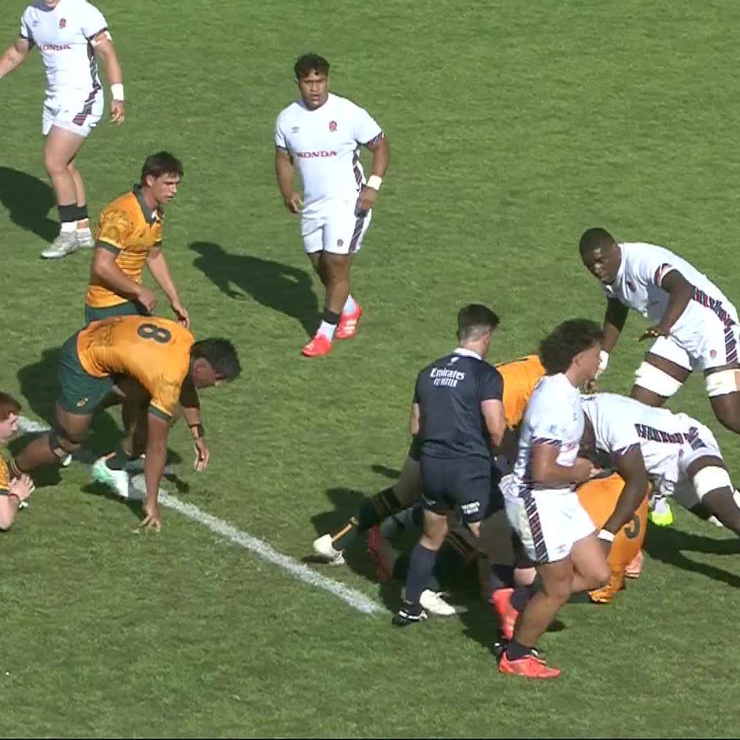 Nick "The Quick" Conway strikes again โก๏ธ What a try by the Australian winger ๐ฆ๐บ #WorldRugbyU20s