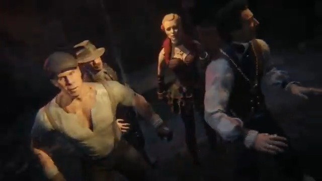 July 9, 2015 - BLACK OPS 3 Treyarch returns to reveal their next iteration in the Zombies mode with "SHADOWS OF EVIL," featuring Jeff Goldblum, Heather Graham, Neal McDonough, and Ron Perlman in a 1940s art deco Morg City. #TIZH
