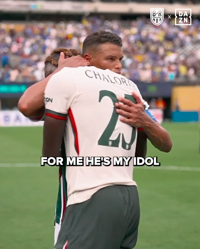 Trevoh Chalobah was glowing after getting former teammate and 'idol' Thiago Silva's shirt 💙