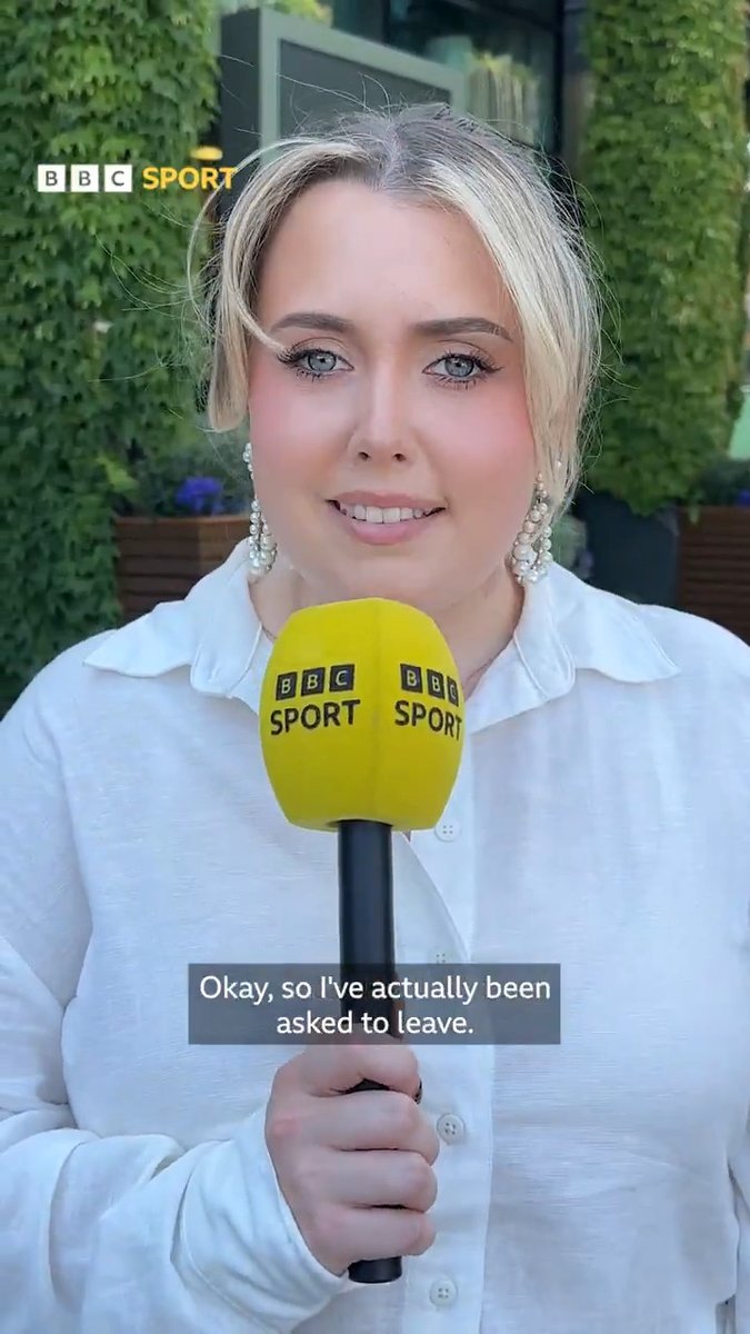 "So I've actually been asked to leave" 😂 Charley Marlowe and #Wimbledon - the perfect combo 🫶