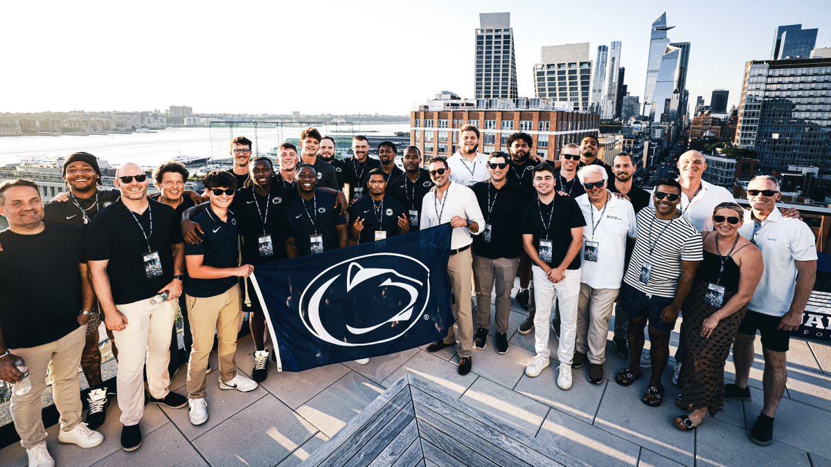 PSU in NYC: The Recap 🍎🗽 A commitment to preparing our student-athletes for the real world &amp; life after football. #WeAre x Penn State Football Fifth Quarter