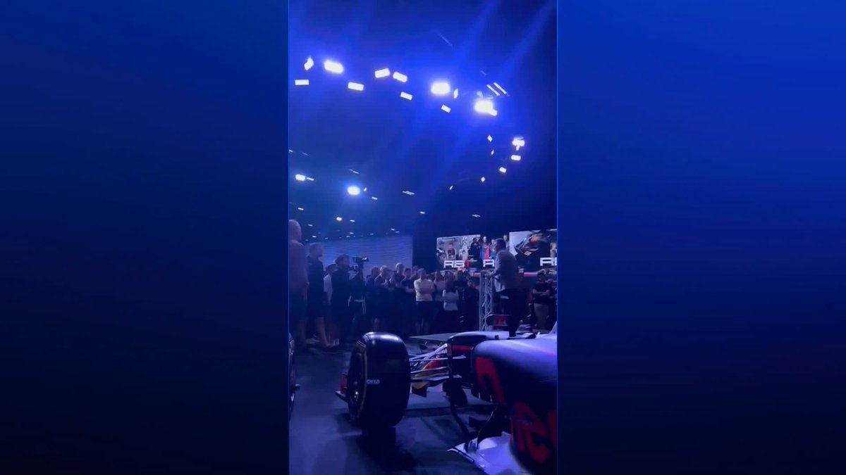An emotional Christian Horner says goodbye to the Red Bull staff.