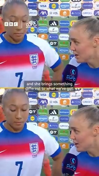 'She's class.' Georgia Stanway was full of praise for Lauren James after England's win over Netherlands. #BBCFootball #WEuros2025