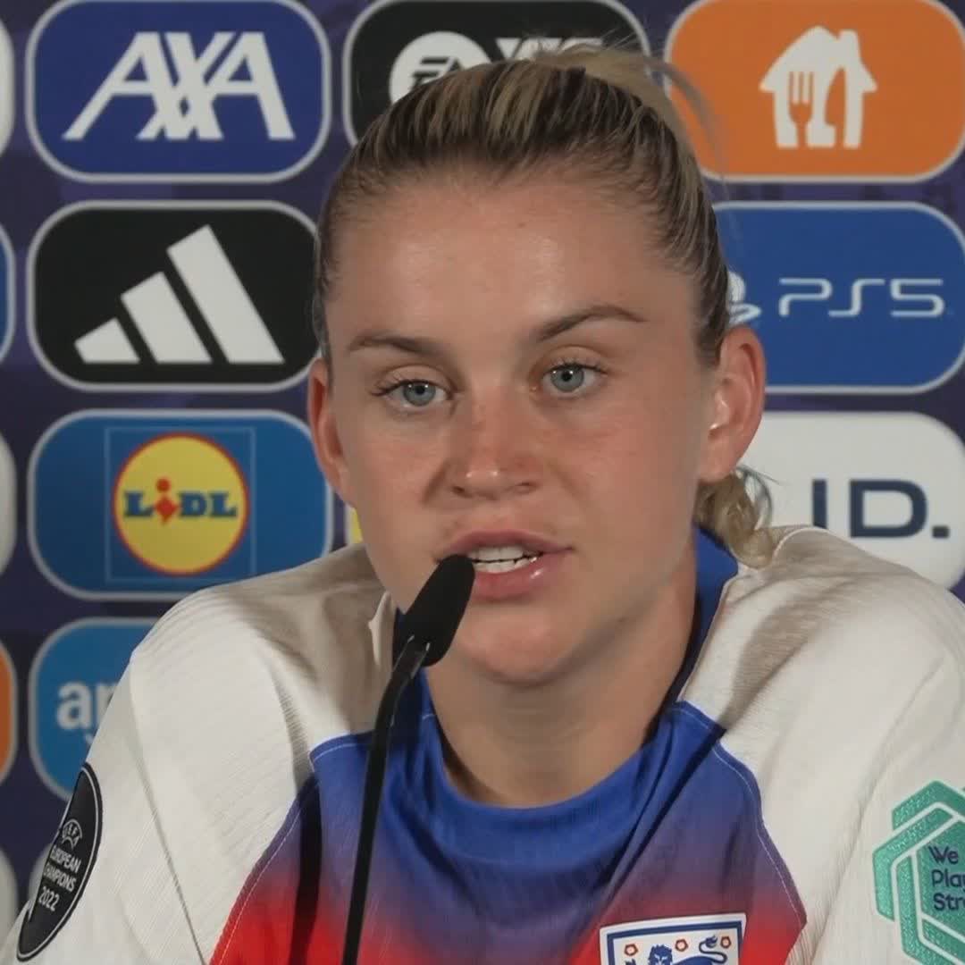 "I knew we were capable of performances like that" 💪 Alessia Russo says England "set the standard" after thrashing Netherlands at the Women's Euros 🏴