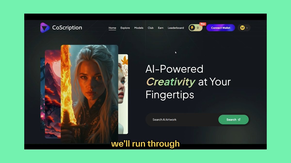 Want to make better digital art? CoScription lets you create AI art that's truly your style, tapping models with a wide range of themes. Clark | Coscription shows you how 👇