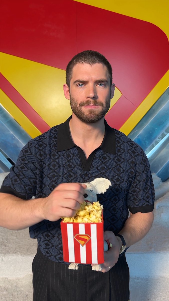 The goodest snack provided by the goodest boy! 🍿 Get your hands on this Krypto popcorn bucket when you watch #Superman, only in theatres this Friday.