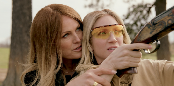 Malin Akerman, Brittany Snow, Katie Lowes, Chrissy Metz, and Dermot Mulroney star in The Hunting Wives — a new series premiering July 21. When Sophie moves to East Texas, an intoxicating group of affluent women usher her into a world of seduction, jealousy, and murder.