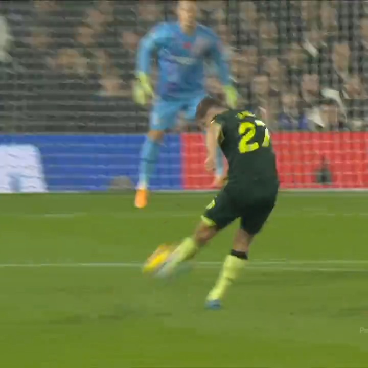 This strike had a mind of its own. ๐ณ We're picking it as Brentford's best goal of the season.