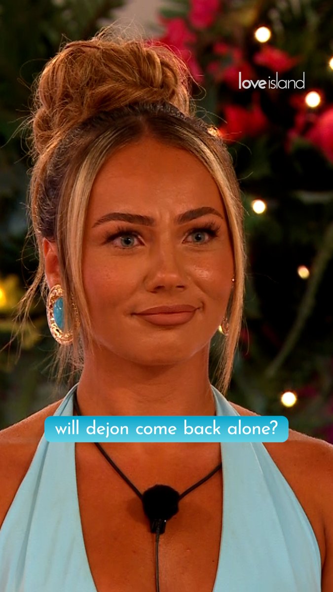 Was wondering how long it would take for Dejon to tell Meg he slept on the daybeds 🤣 #LoveIsland