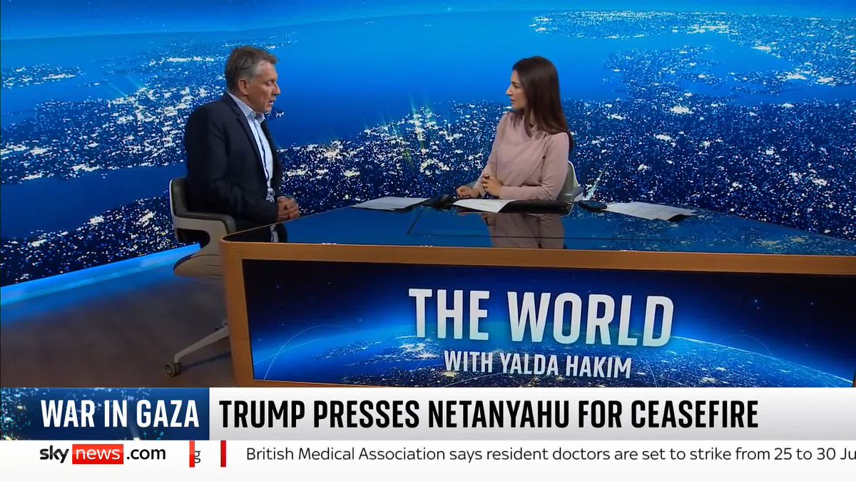 "It's really problematic to hear this idea that aid flows if there is a ceasefire" Yalda Hakim speaks with UNICEF Spokesperson James Elder on the possibility of a ceasefire 📱 📺 Sky 501, Virgin 602, Freeview 233 and YouTube
