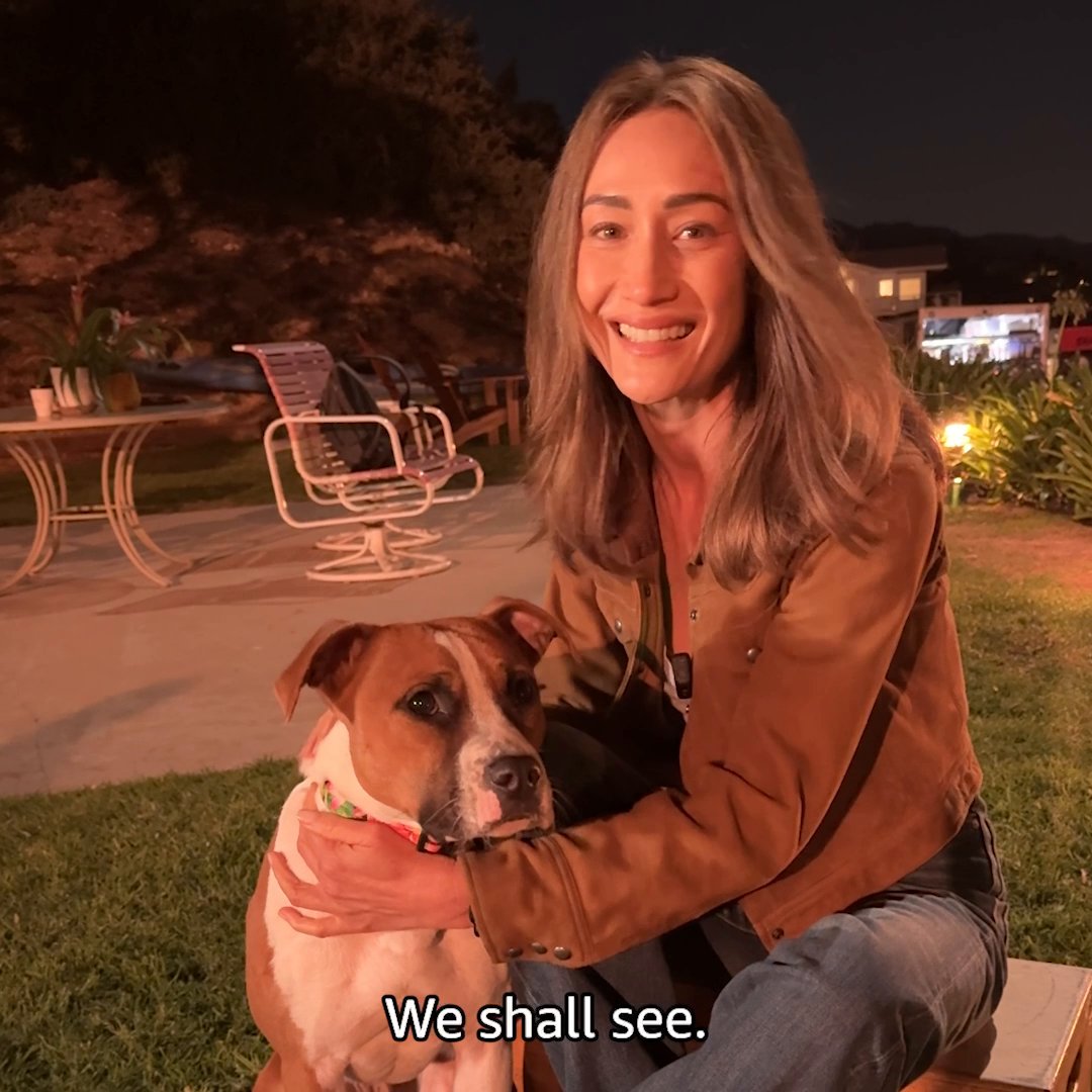 “No offense to my human costars BUT… A rescued pit turned TV star was a massive highlight for me. Let’s be clear. Lola is a better actress than I am." (1/2)