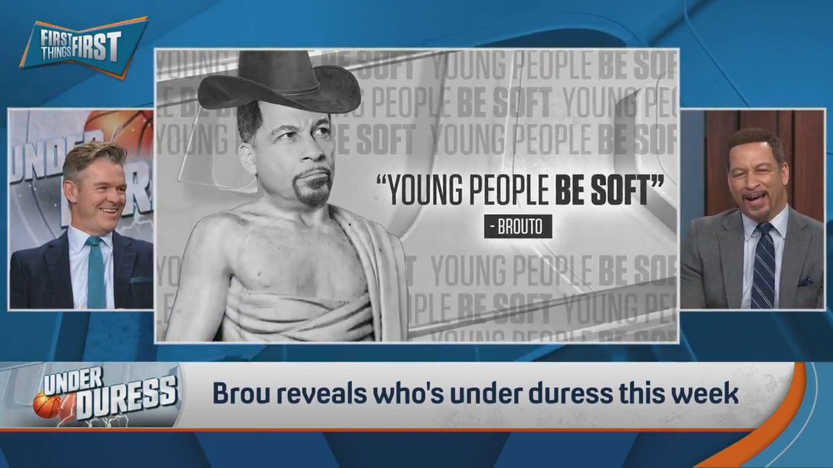 A wise man once said, โYoung people be soft.โ ๐คฃ๐ญ nick wright | Wildes | Chris Broussard