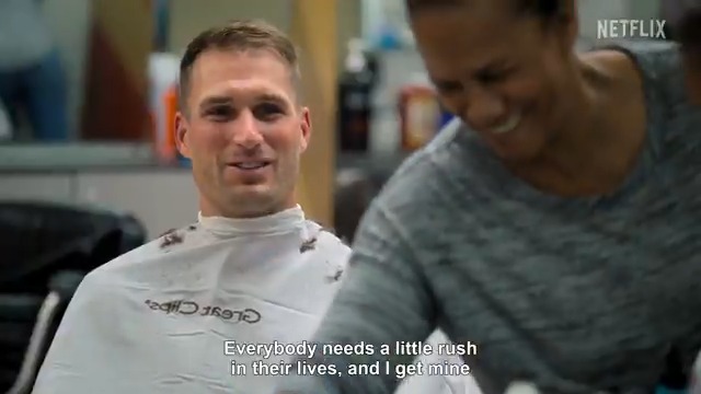 .Kirk Cousins haircut routine is a classic dad move 🤣 Quarterback season 2 is streaming now on Netflix