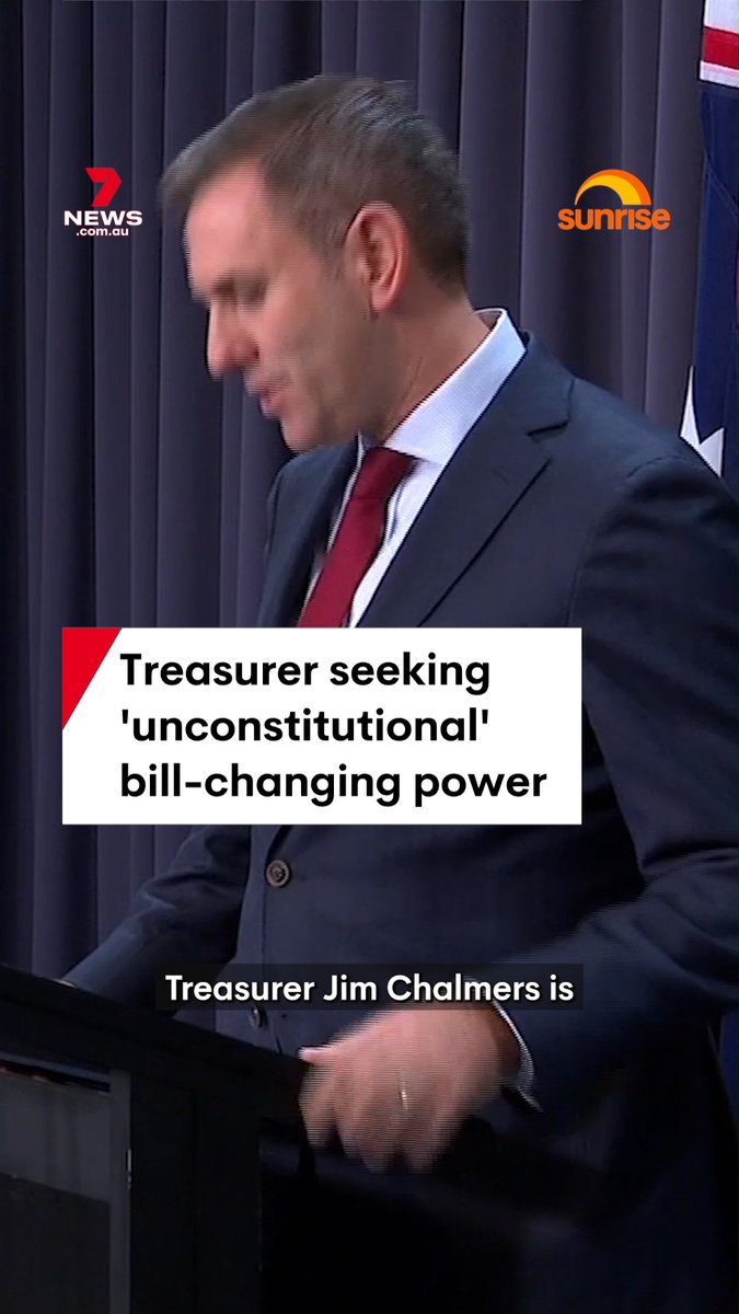 Treasurer Jim Chalmers is attempting to pass a law allowing him to modify existing superannuation tax laws after they have already been passed by parliament. #superannuation #tax #treasurer #jimchalmers #auspol #7NEWS