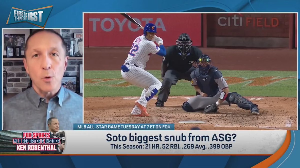 Was Juan Soto the biggest snub from the All-Star Game? Ken Rosenthal breaks is all down: “I still believe they’re going to find a way, with other players bowing out, to get him on the team.”