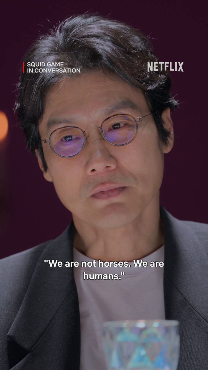Humans are... "People are too complex to be defined in such absolute terms" 📺: Squid Game in Conversation