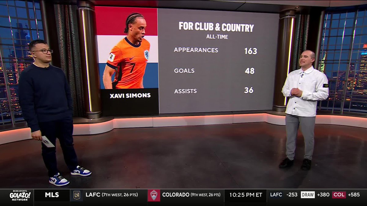 “This guy has proven it in the Bundesliga, he is a terrific character, he wants to win.” 🗣️ 𝐈𝐀𝐍 𝐏𝐀𝐔𝐋 𝐉𝐎𝐘 dives into what could be the next big leap in Xavi Simons' career 👀