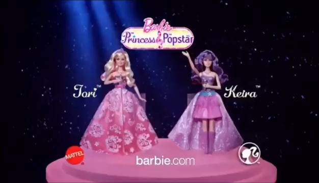 barbie: the princess and the popstar - doll commercial