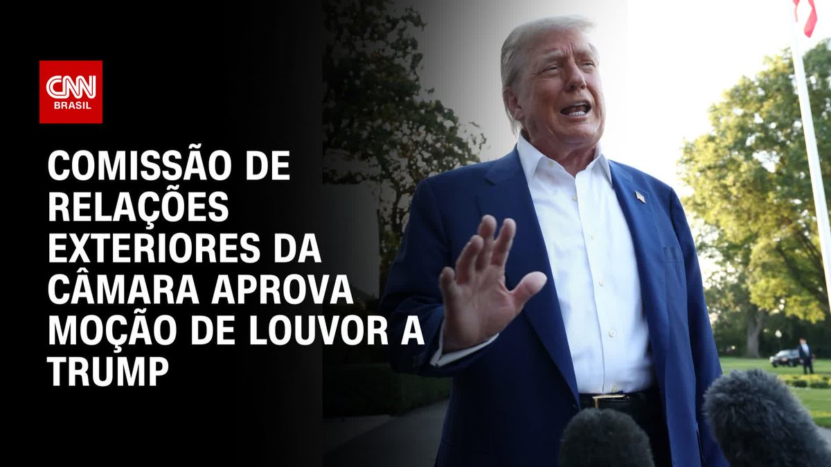 Comissão da Câmara aprova moção de louvor a Trump; assista #CNNArena