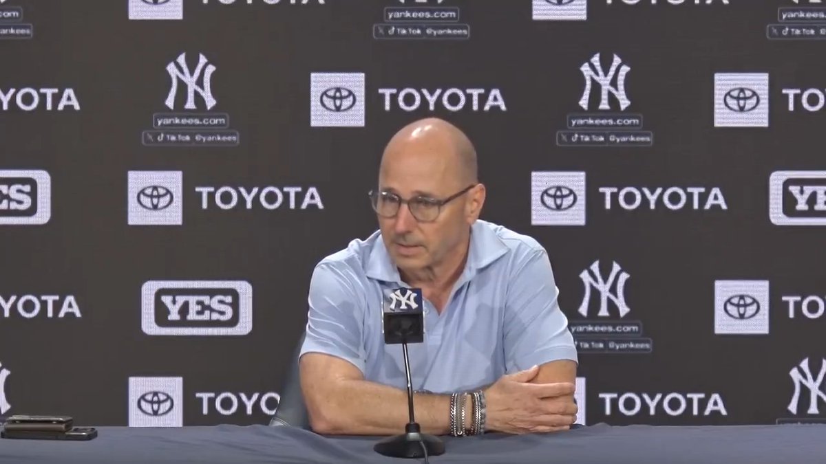 .Michael Kay asks Brian Cashman about DJ LeMahieu's health prior to being designated for assignment.