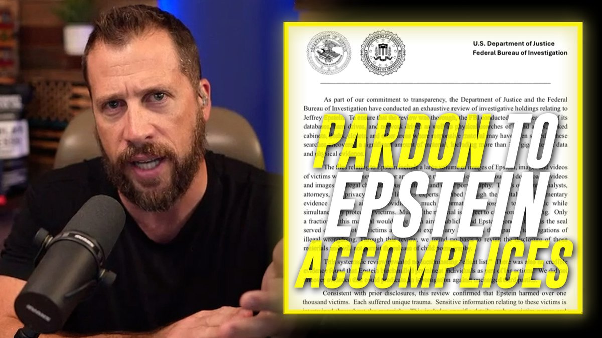 IMPORTANT ANALYSIS: DOJ/FBI Memo Gives Pardon To Epstein Accomplice Abusers, Warns FBI Whistleblower Kyle Seraphin PLUS, Seraphin Reveals How Deep State Actors Inside The Intelligence Agency Gave Bad Advice To Trump Appointees To Smear The Administration While The President Is Busy Trying To Secure World Peace Kyle Seraphin