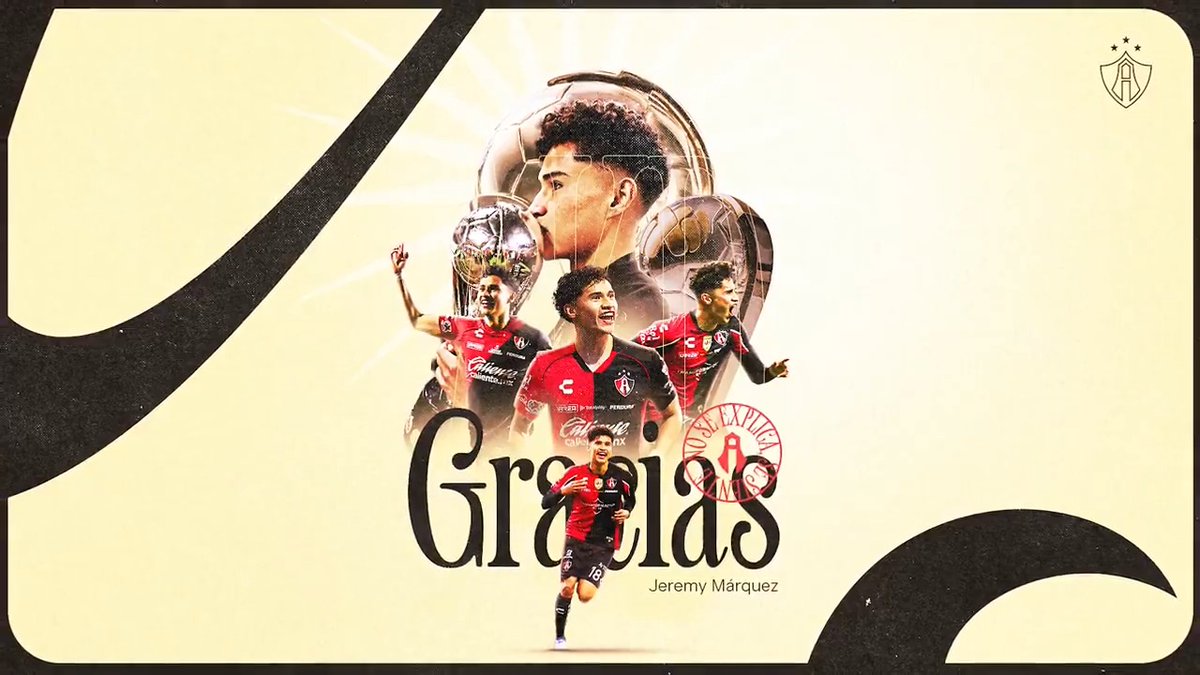 El sueño de aquel niño Rojinegro, lo convertiste en realidad dejando tu nombre en la historia de este club. ❤️🖤 Te vimos debutar, crecer y ahora continuarás tu camino, siempre con nuestro apoyo, cariño y respeto, Jeremy Márquez. 👏