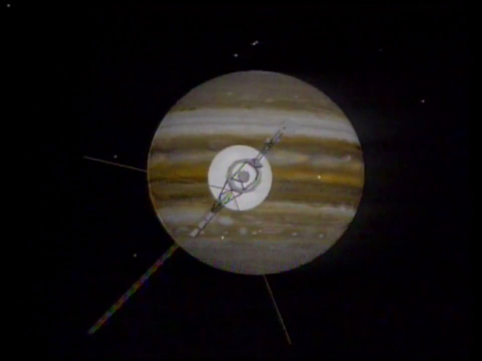 Go retro with Voyager 2 📺 On July 9, 1979, Voyager 2 made its closest approach of Jupiter, revealing the Great Red Spot to be a complex storm system. It also observed volcanic activity on Io, discovered a new moon, and captured images of Europa's unusual surface features.