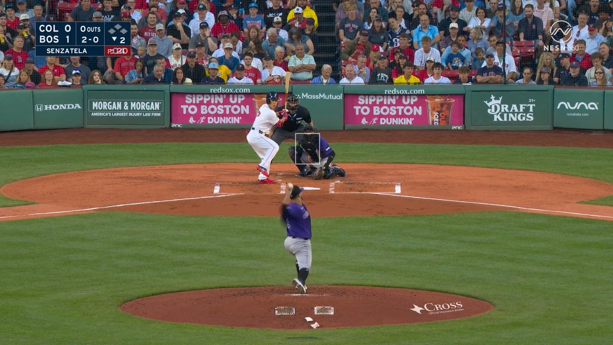 First at-bat, first hit. Welcome back, Masa!