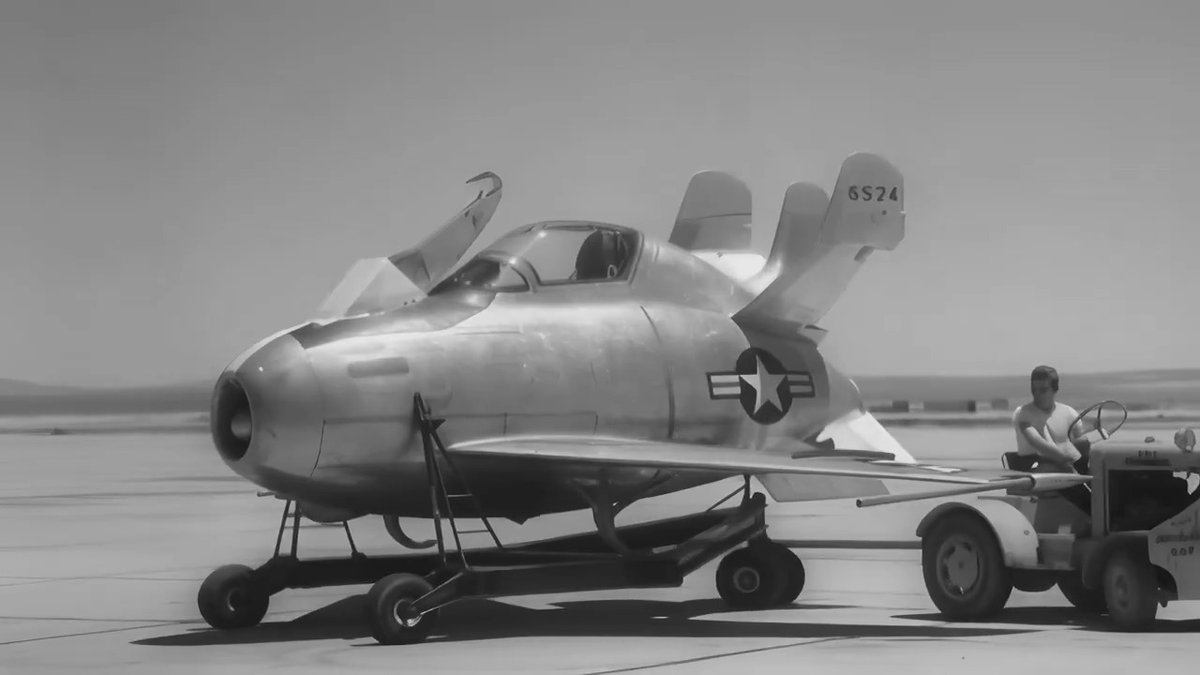 In 1948 we decided it was about time have an aircraft that could launch from a mothership so we built the McDonnell XF-85 Goblin. Here is some new (to me) footage of the Goblin hidden deep in the bowels of the National Archives upscaled to 4k for your viewing pleasure. 🤘😎