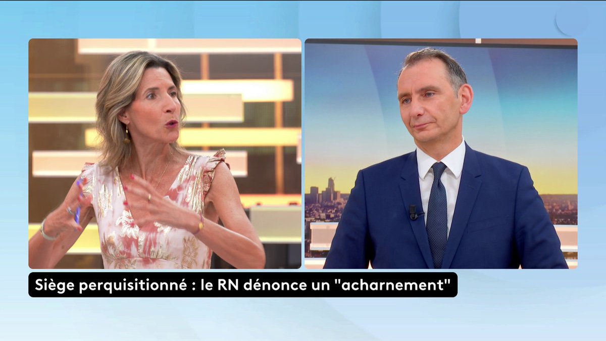 🔴🗣️ "Nous avons recours au prêt de particuliers parce que les banques ont une pression pour ne pas prêter au Rassemblement national", affirme le porte-parole du parti Laurent Jacobelli. #franceinfo #canal16