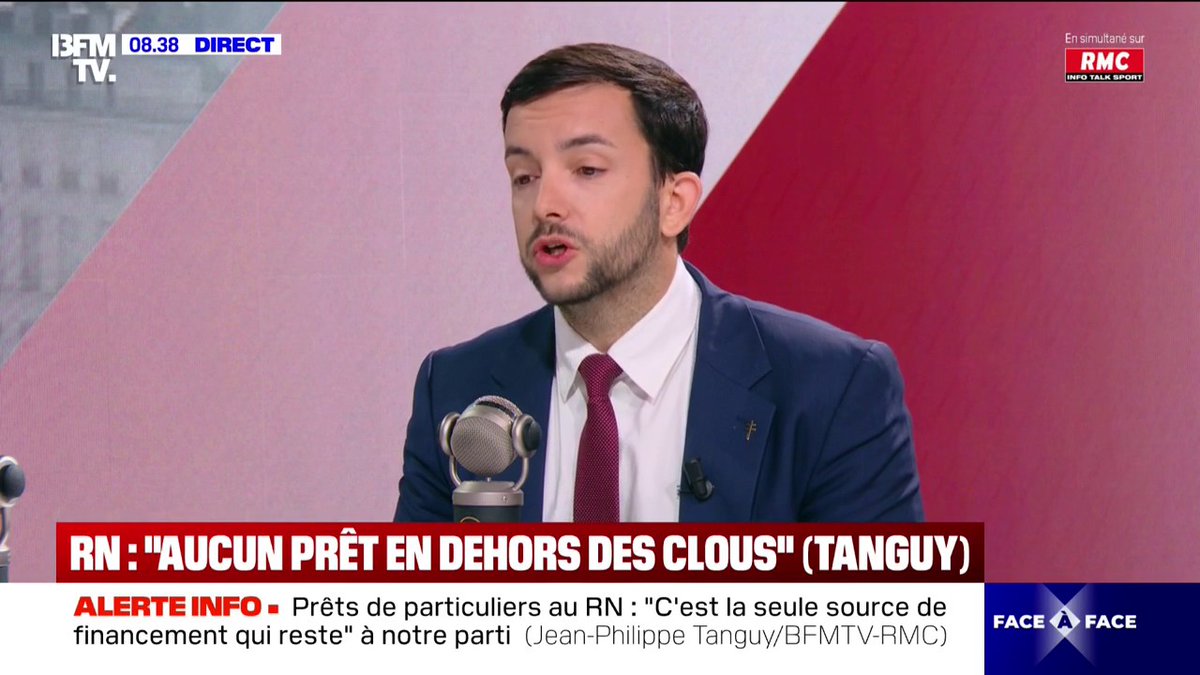 Prêts de particuliers: "Le problème de base, c'est un financement bancaire qui nous est interdit", avance Jean-Philippe Tanguy (RN)