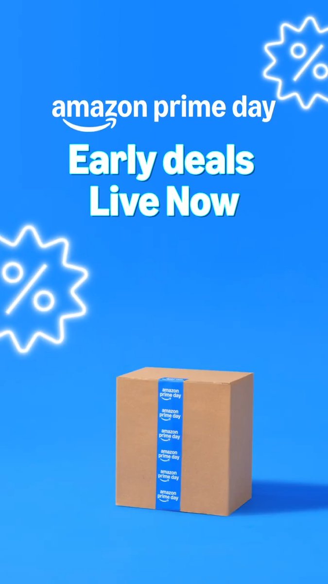 Prime Day early deals are live now specially for you! 📣🎉 Shop deals before they even drop! So hurry and Join Prime now!✨💙 #AmazonPrimeDay #SpeciallyForYou #Amazon #OnlineShopping #Deals #Discounts