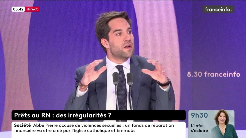 🔴 Soupçon de financement illégal au RN ➡️ "On est le premier parti de France, ça se finance, et nous, aucune banque ne nous prête. J’appelle solennellement François Bayrou à lancer sa 'banque de la démocratie'", dit Thomas Ménagé