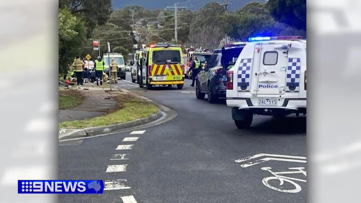 An elderly driver has ploughed through a playground fence and killed a pedestrian in Melbourne's east. A toddler is still fighting for life in hospital tonight. Gillian Lantouris #9News