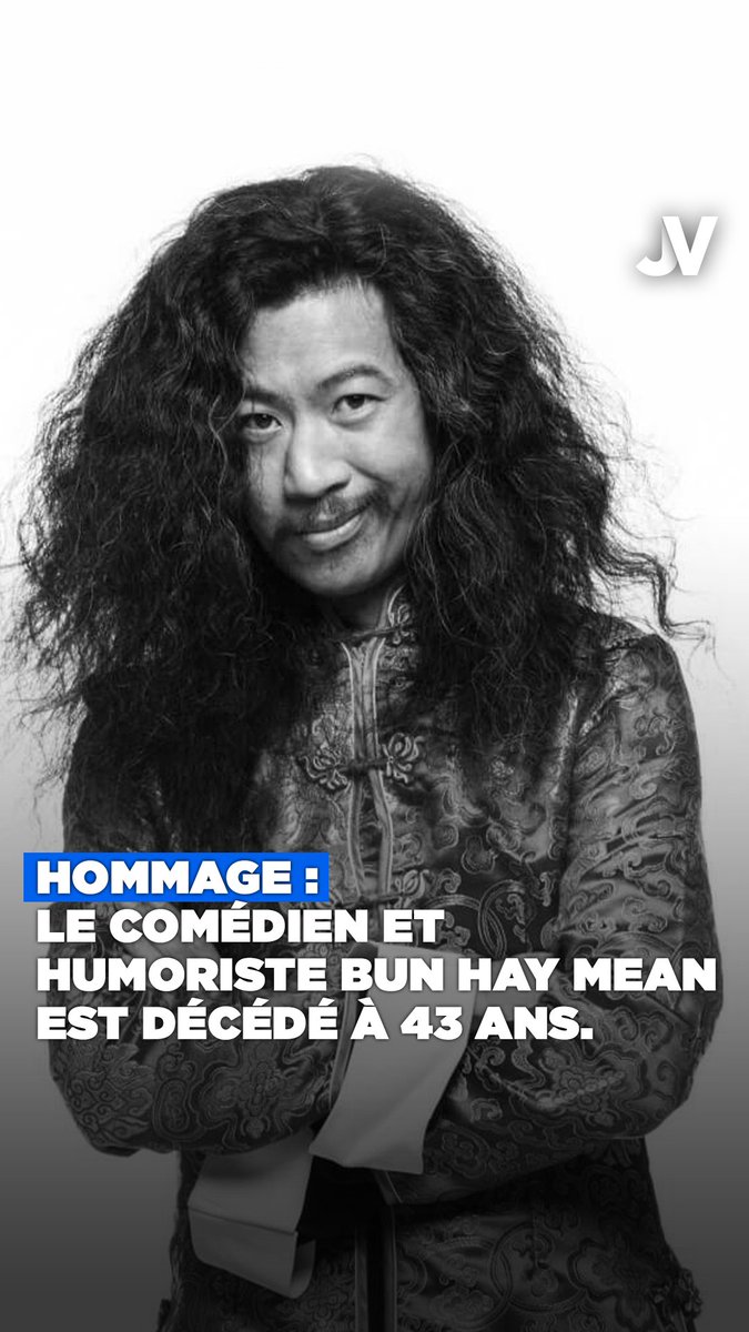 Nous apprenons avec tristesse la disparition de Bun Hay Mean, à l'âge de 43 ans, d'une chute mortelle. Acteur et humoriste, il avait été révélé dans le Jamel Comedy Club. Nos pensées vont à ses proches.