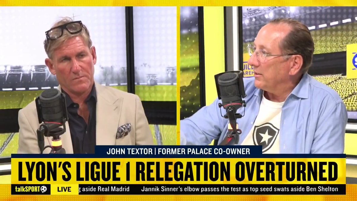 💸 "The debt has hardly gone up since we bought it" 😳 "But I'm very much the issue..." 🔥 John Textor grilled by Simon Jordan on Lyon’s finances! 👇 Don't miss it! 🎙️ Listen: 📺 Watch: