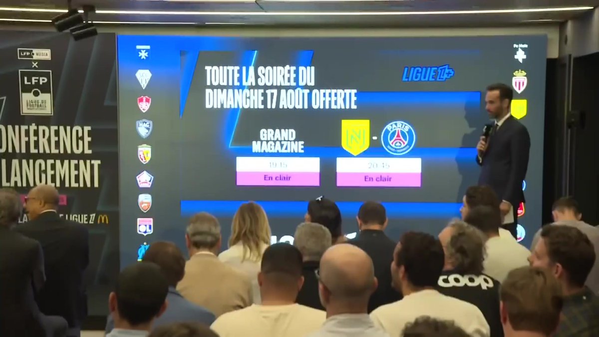 Le match de la première journée de Ligue 1 Nantes-PSG sera diffusé gratuitement par la nouvelle chaîne de la Ligue 1 en ouverture du Championnat !