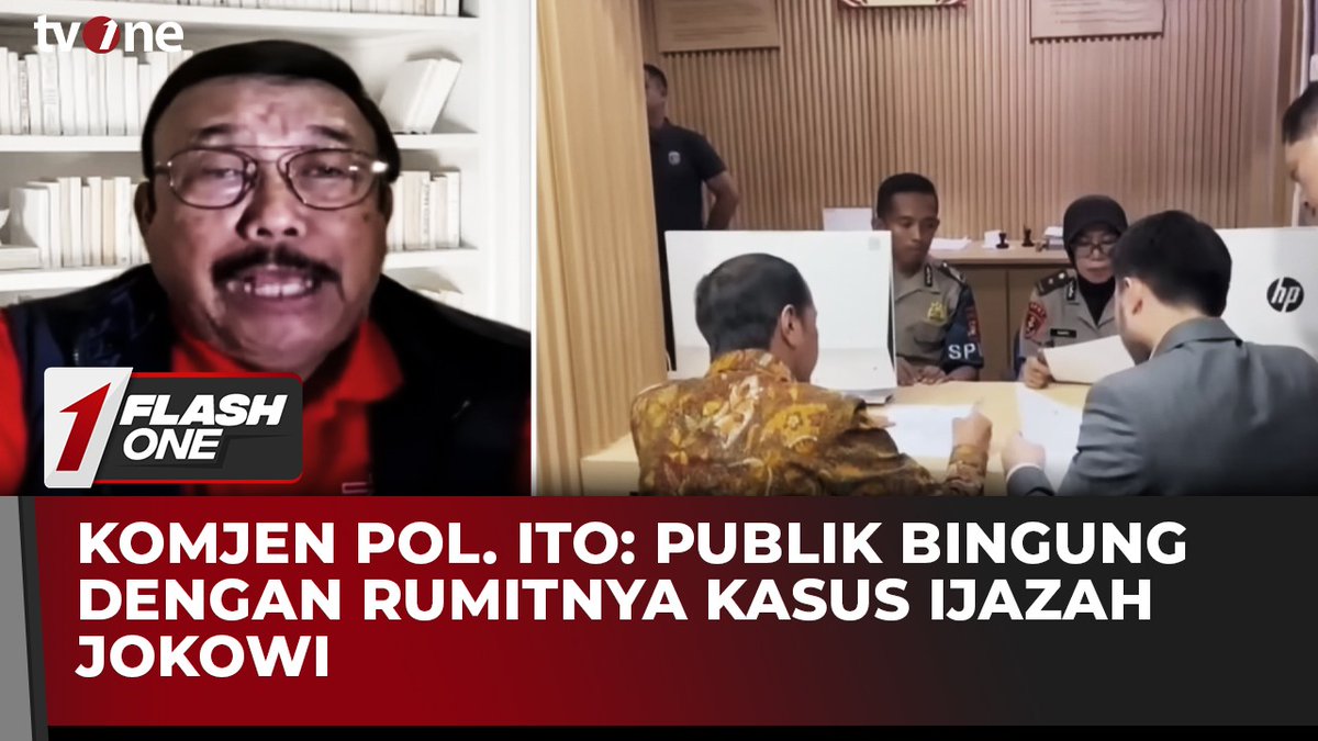 Komjen Pol. Ito: Publik Bingung dengan Rumitnya Kasus Ijazah Jokowi