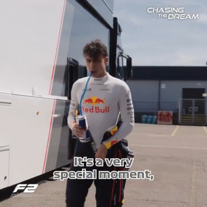 "There's a lot of noise" 🗣️ The Chasing the Dream cameras caught up with Arvid Lindblad as he prepared to take the Red Bull for FP1 at Silverstone 🇬🇧 Catch the full episode on the F1 YouTube channel and on F1TV 📺👉 #F2 #BritishGP