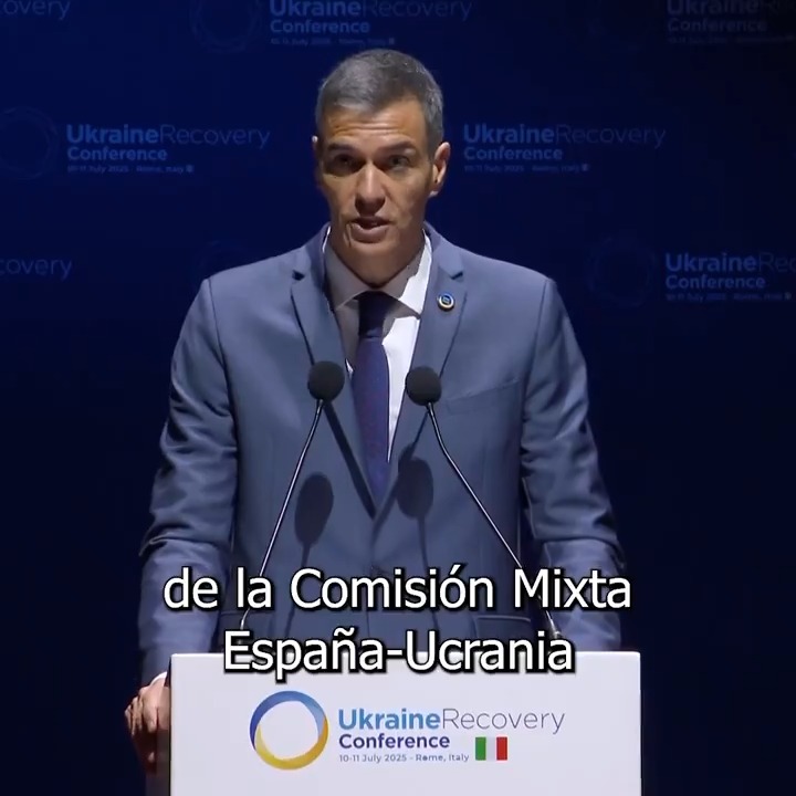 España reitera su apoyo a Ucrania. Vamos a abrir una nueva Oficina para la Reconstrucción de Ucrania en Madrid. Además, convocaremos una nueva reunión de la Comisión Mixta España-Ucrania, junto con un foro empresarial que promueva los vínculos entre nuestras empresas.