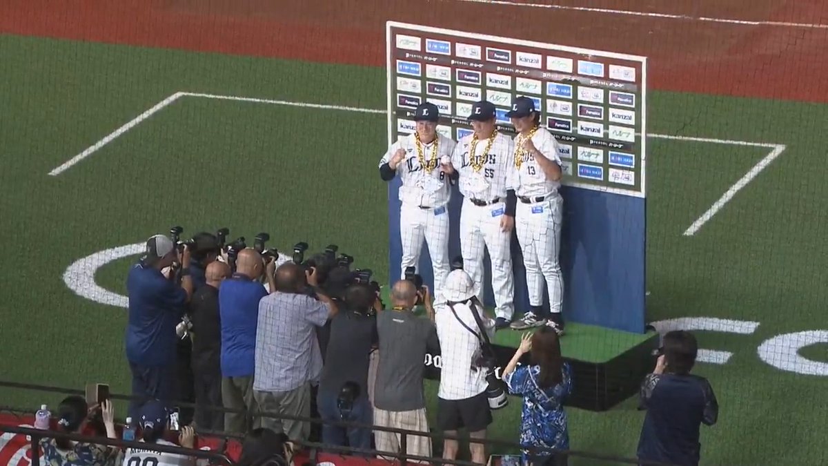 ／ 7/10 ヒーローインタビュー⚾️ ＼ 埼玉西武 髙橋光成 投手 仲三河優太 選手 渡部聖弥 選手✨