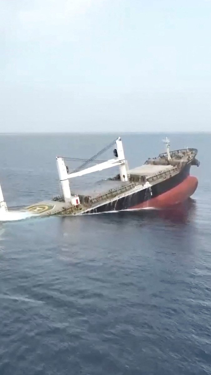 Yemen's Houthis said they have sunk the Greek-operated, Liberia-flagged vessel Eternity C in the Red Sea — their second strike this week after months of relative calm.